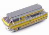 Cadillac Star Streak Bus Motorhome Camper Wohnmobil 1971 gold / silber 1:43