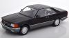 Mercedes Benz C126 Coupe 560 SEC black 1:18