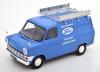 Ford Transit Kasten Delivery Van 1970 mit Dachgepäckträger blau Ford Kundendienst Service 1:18