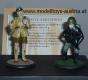 Figure Oberpionier Pio.Btl. 46 Sewastopol 1942 + Leutnant 15. Panzer Div. Nordafrika 1941 1:32 2 World War