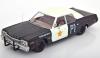 Dodge Monaco 1974 Bluesmobile look a like black / white 1:18 WITH Figure