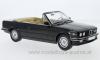 BMW E30 3er Cabriolet 1985 black metallic 1:18