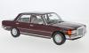 Mercedes Benz W116 Limousine S Class 1972 dark red 1:18