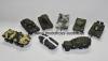 Tank IS-2, Tank T80, Tank KV 2, Tank T-55, Tank T-28, Tank BTR-90, BTR152, BRDM Set of 8 pieces 1:72