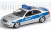 Mercedes Benz W211 Limousine E-Class 2002 POLIZEI Hamburg Police silver / blue 1:43