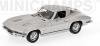 Chevrolet Corvette C2 Coupe 1963 Stingray Sport silber 1:43