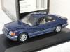 Mercedes Benz W124 Coupe 300 CE E-Class 1994 blue 1:43