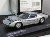 Lamborghini Miura 1968 silver metallic 1:43