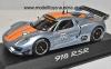 Porsche 918 RSR Hybrid Racing Test silverblue 1:43