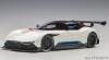 Aston Martin Vulcan 2015 stratus white with blue and red stripes 1:18