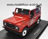 Land Rover Defender 90 Station Wagon red / white 1:18