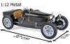 Bugatti T35 1925 black 1:12