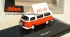 VW T2a Bus Campingbus red / white 1:87 HO