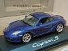 Porsche Cayman S blue metallic 1:43