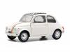 Fiat 500 1968 ITALIA white with Italy strips 1:18