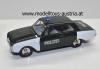 Ford Taunus P3 Limousine 17M POLIZEI Police white / green 1:43 Dinky Toys
