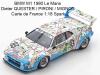 BMW M1 1980 Le Mans Dieter QUESTER / PIRONI / MIGNOT Carte de France 1:18 Spark