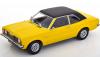Ford Taunus GXL Limousine 1971 with Vinyl roof yellow / black 1:18
