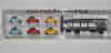 Fiat 640 LKW Transporter with 6 x Fiat 500 blue + red + yellow 1:87 H0