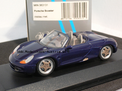 Porsche Boxster PROTOTYP 1993 irisblau metallik 1:43