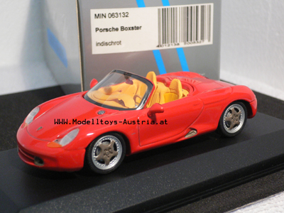 Porsche Boxster PROTOTYP 1993 indischrot 1:43