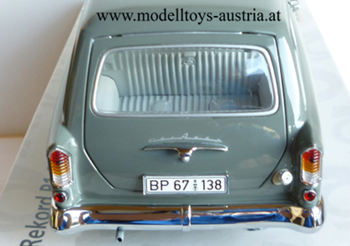 Opel Rekord P1 Caravan Kombi 2-türig Deutsche Bundespost 1:18