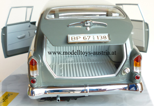 Opel Rekord P1 Caravan Kombi 2-türig Deutsche Bundespost 1:18