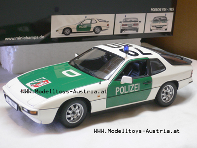 Porsche 924 1985 Autobahnpolizei Düsseldorf POLIZEI 1:18