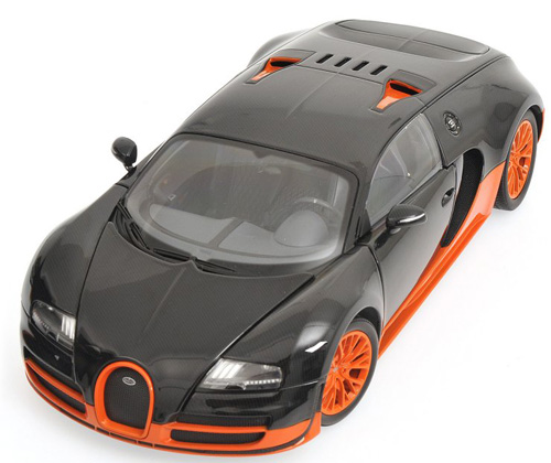 Bugatti EB 16.4 Veyron SUPER SPORT 2010 WELTREKORD Carbon 1:18