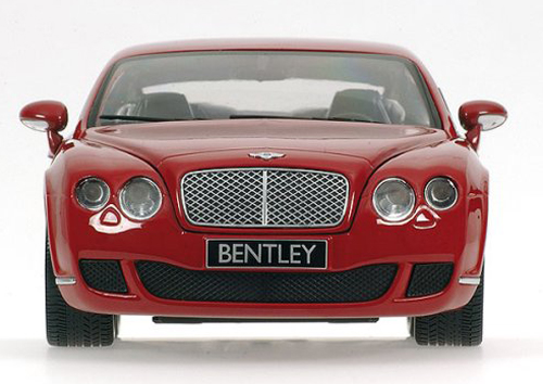 Bentley Continental GT Coupe 2008 rot 1:18