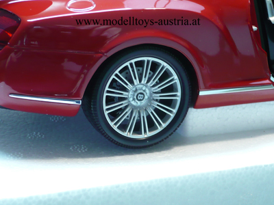 Bentley Continental GT Coupe 2008 rot 1:18