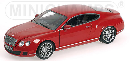 Bentley Continental GT Coupe 2008 rot 1:18