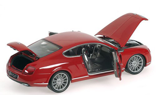 Bentley Continental GT Coupe 2008 rot 1:18