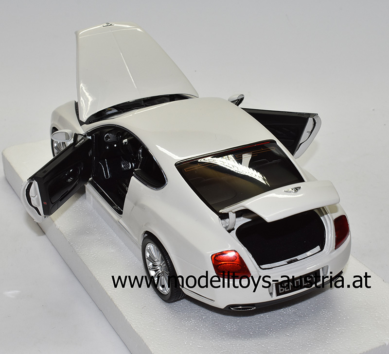Bentley Continental GT Coupe 2008 weiss 1:18 Minichamps