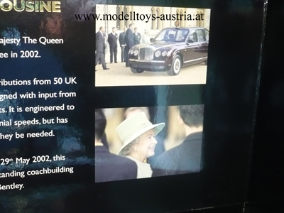 Bentley Staatslimousine 2002 Queen von der Majestät der Königin 1:18