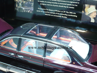 Bentley Staatslimousine 2002 Queen von der Majestät der Königin 1:18