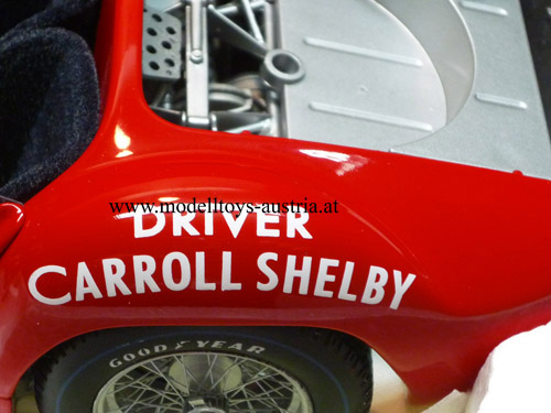 Maserati Birdcage Tipo 61 1960 Riverside Carroll SHELBY 1:18