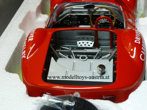 Maserati Birdcage Tipo 61 1960 Riverside Carroll SHELBY 1:18