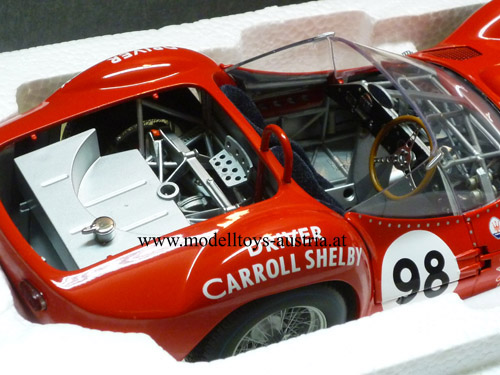 Maserati Birdcage Tipo 61 1960 Riverside Carroll SHELBY 1:18