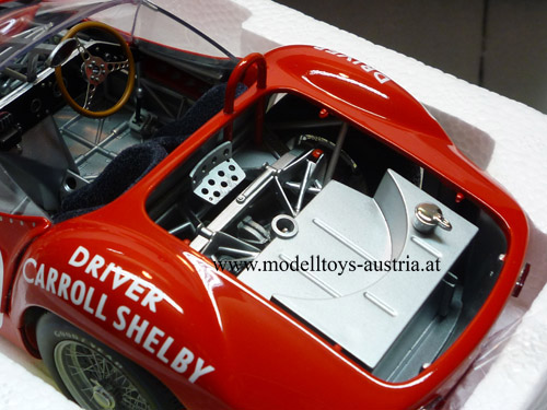 Maserati Birdcage Tipo 61 1960 Riverside Carroll SHELBY 1:18