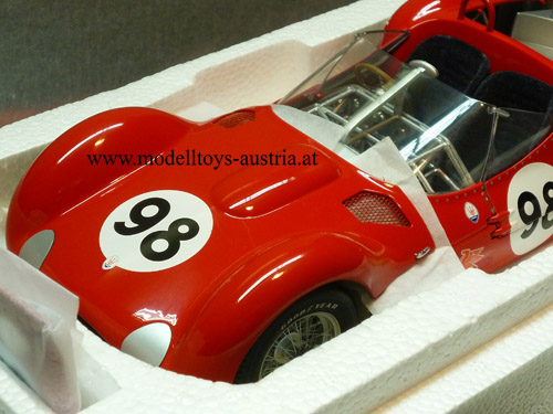 Maserati Birdcage Tipo 61 1960 Riverside Carroll SHELBY 1:18