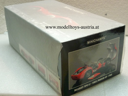 Maserati Birdcage Tipo 61 1960 Riverside Carroll SHELBY 1:18