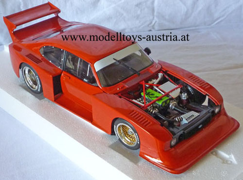 Ford Capri Turbo Gr.5 1979 PLAIN BODY rot 1:18 Minichamps