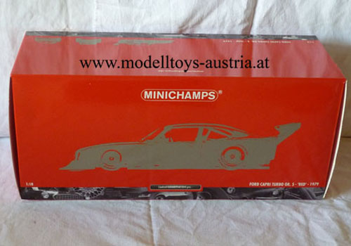 Ford Capri Turbo Gr.5 1979 PLAIN BODY rot 1:18 Minichamps
