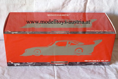 Ford Capri Turbo Gr.5 1979 PLAIN BODY rot 1:18 Minichamps