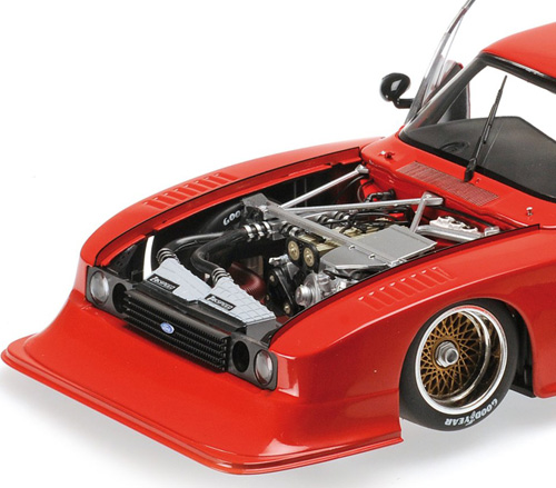 Ford Capri Turbo Gr.5 1979 PLAIN BODY rot 1:18 Minichamps