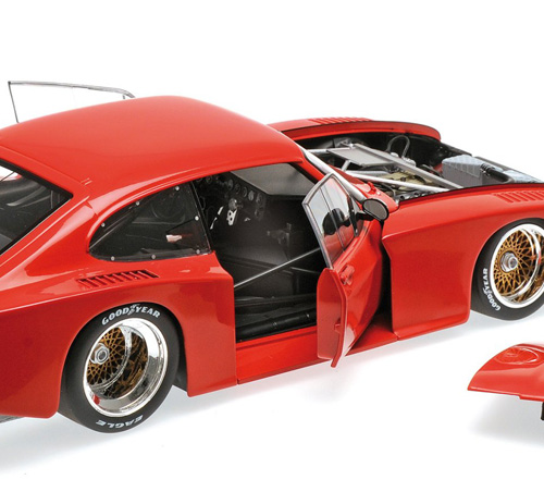 Ford Capri Turbo Gr.5 1979 PLAIN BODY rot 1:18 Minichamps