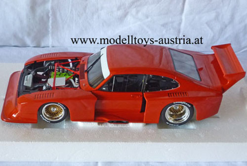 Ford Capri Turbo Gr.5 1979 PLAIN BODY rot 1:18 Minichamps
