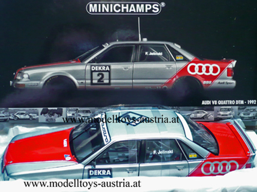 Audi V8 Quattro DTM 1992 Frank JELINSKI 1:18