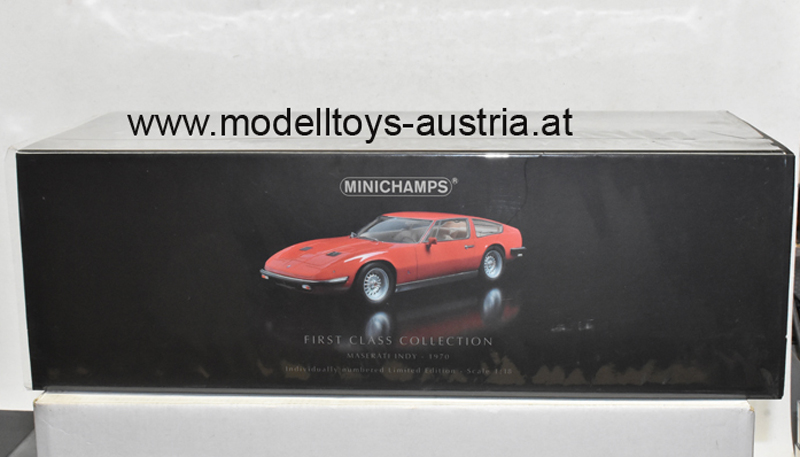 Maserati Indy Coupe 1970 rot 1:18